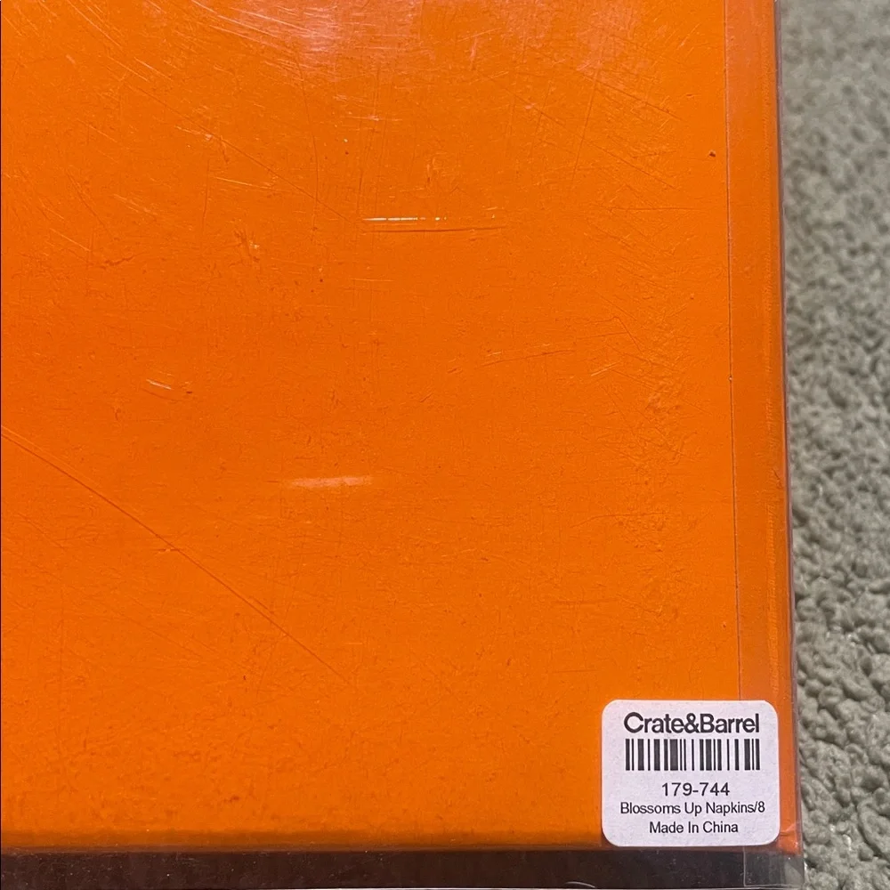Crate&Barrel Blossoms Up Napkins